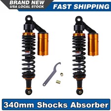 13 3/8" 340mm Par Amortecedor de Ar para Honda Kawasaki Dirt Bike ATV Preto comprar usado  Enviando para Brazil