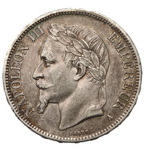 Francs argent 1867a d'occasion  Bouxwiller