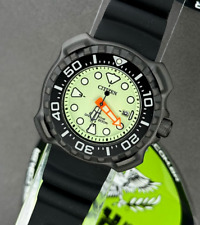 Usado, Citizen Titanium Promaster mostrador verde mergulho BN0227-25X Eco Drive relógio esportivo comprar usado  Enviando para Brazil
