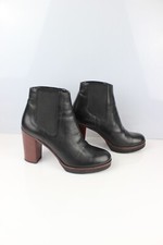 Bottines plateau tout cuir noir et bordeaux Minelli T 40 comprar usado  Enviando para Brazil