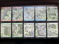 10x TERRAS DE ARTE COMPLETAS - Conjunto completo - Senhor dos Anéis - MTG - Magic the Gathering comprar usado  Enviando para Brazil