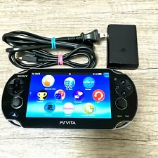 PlayStation Vita 1000 preto cristal + carregador original + perfeito estado, usado comprar usado  Enviando para Brazil