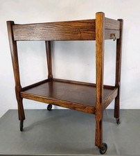 Vintage oak hostess for sale  UK
