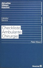 Checkliste ambulante chirurgie gebraucht kaufen  Koblenz
