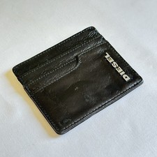 Carteira Porta-Cartão Masculina Diesel Mohicanhero Johnas Couro, usado comprar usado  Enviando para Brazil