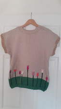 Hand knitted bodywarmer for sale  SALE