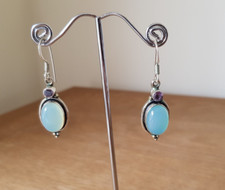 Sterling silver blue for sale  BURRY PORT