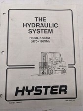 MANUAL DE SERVIÇO DE ELEVAÇÃO SISTEMA HIDRÁULICO HYSTER H70-120XM 1999 K005, usado comprar usado  Enviando para Brazil