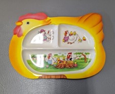 Prato infantil de plástico melamina WENDY frango nº. W888 NOS Fabricado na Guatemala comprar usado  Enviando para Brazil