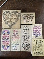 Rubber stamps wood for sale  Lewiston