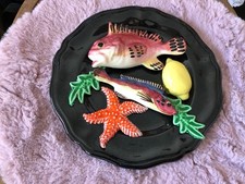 assiette poisson barbotine d'occasion assiette poisson barbotine d'occasion  France