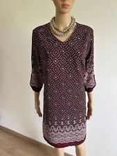 Robe bordeaux imprimée d'occasion  Void-Vacon