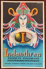 Cartolina pubblicitaria indant usato  Salizzole