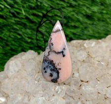 Colar de cordão de seda de cristal opala rosa natural, colar delicado, colar de cristal. comprar usado  Enviando para Brazil
