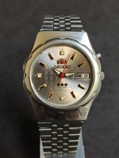 Vintage ORIENT tristar 3 estrelas cristal Japão relógio automático masculino comprar usado  Enviando para Brazil