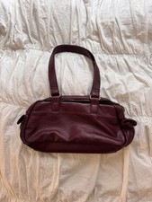 Burgundy shoulder bag for sale  GUILDFORD