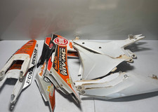 Placa de matrícula de plástico branco 23-25 ktm 125 250 300 350 450 sx sxf xc comprar usado  Enviando para Brazil
