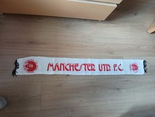 man utd silk scarf for sale  BATLEY