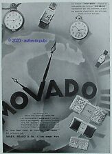 Publicite movado montre d'occasion  Cires-lès-Mello