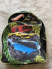 Mochila Hotwheels masculina, verde e preta, 16" X 12" X 5" comprar usado  Enviando para Brazil