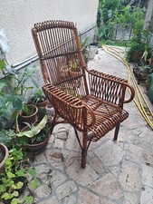 poltrona vimini rattan bambu bonacina lio carminati, usado comprar usado  Enviando para Brazil