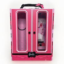 Armário Barbie rosa estojo guarda-roupa 2013 BMB99 organizador de armazenamento boneca conjunto de brinquedos, usado comprar usado  Enviando para Brazil