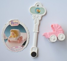 Chave de carrinho de bebê vintage Fisher Price lugares preciosos bebê Amanda cartão de personalidade, usado comprar usado  Enviando para Brazil