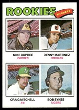 1977 Topps #491 Mike Dupree Dennis Martinez Craig Mitchell Bob Sykes RC - EX-MT comprar usado 1977 Topps #491 Mike Dupree Dennis Martinez Craig Mitchell Bob Sykes RC - EX-MT comprar usado  Enviando para Brazil