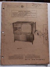 Vintage 1951 Motorola Photofact, Modelos 19K2, 20F1, 19K3.   A65 comprar usado  Enviando para Brazil