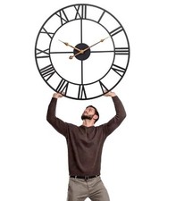 metal designer 28 clock for sale  Spartanburg