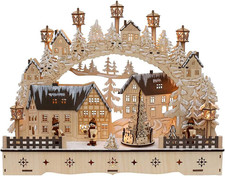 Arco luminoso legno usato  Roma