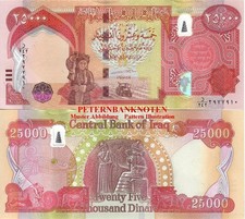 IRAK / IRAQ 25000 Dinars  Unc. P.102 #62500#, usado comprar usado  Enviando para Brazil