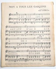 Partition sheet music d'occasion  Paris XI