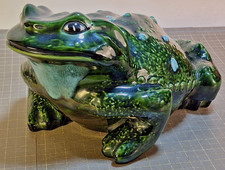 Antigo 1970 Arnels grande sapo sapo jardim estátua gramado decoração cerâmica 13,25" de comprimento, usado comprar usado Antigo 1970 Arnels grande sapo sapo jardim estátua gramado decoração cerâmica 13,25" de comprimento, usado comprar usado  Enviando para Brazil