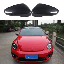 Usado, Tampa de espelho de porta lateral preta fibra de carbono acabamento 2 peças para VW Beetle A5 2012-2019 comprar usado  Enviando para Brazil