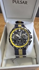 Pulsar chronograph men for sale  LONDON