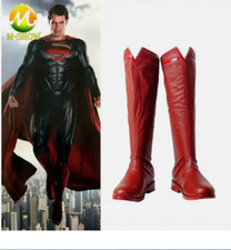 Botas de cosplay Justice League Superman Halloween botas vermelhas masculinas de alta qualidade comprar usado  Enviando para Brazil