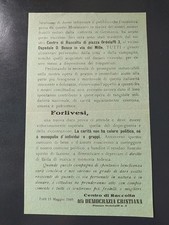 Democrazia cristiana 1945 usato  Ancona