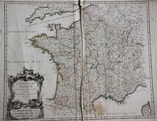 Ancienne carte royaume d'occasion  Lyon I