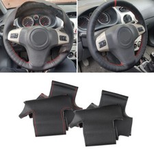 Capa de couro para volante de carro Chevrolet Niva (3 raios) Vauxhall Corsa (D) comprar usado  Enviando para Brazil