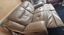 Sofa recliner leather for sale  ROMFORD