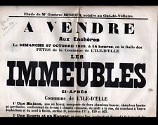 Ile affiche immobiliere d'occasion  Baugy