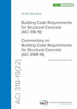 ACI CODE-318-19(22): Building - Paperback, by American Concrete Institute - Good, usado comprar usado  Enviando para Brazil