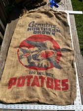 100lb burlap potato for sale  Chisholm