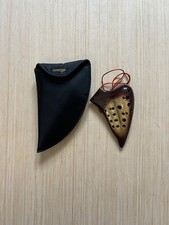 Usado, Instrumento musical TNG Ocarina triplo/alto/marrom ouro chave C AC vários tubos comprar usado  Enviando para Brazil
