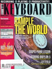 Keyboard Magazine 1996 Korg X5D Synth, Gospel Piano Lesson, Scoring BABYLON 5 comprar usado  Enviando para Brazil