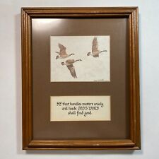 Geese framed picture for sale  Bridgeton