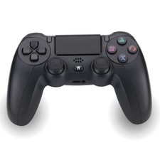 Bezprzewodowy kontroler NK do PS4/PS3/PC/Mobile - Bluetooth, czarny, z wibracją, używany na sprzedaż  PL