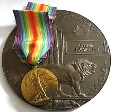 Victory medal death for sale  UK