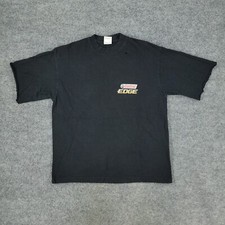 Camiseta Castrol Edge masculina pequena preta logotipo gráfico gola redonda manga curta adulto, usado comprar usado  Enviando para Brazil